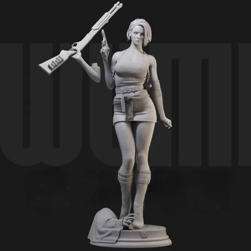 1/24 Scale Sexy Female Agent Resin Figure Assembled Model Kit Fantasy Hobby Miniature GK Toy Unassembled Unpainted Free Shipping