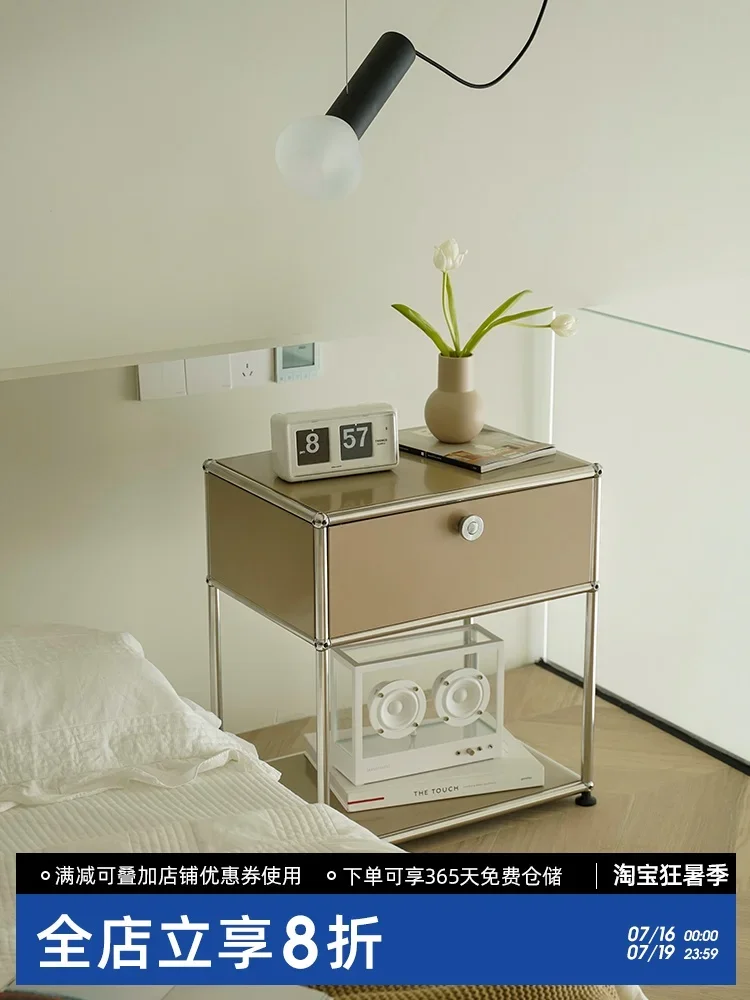 [UnicaFurn] medievale Bauhaus USM comodino camera da letto moderno semplice ins armadio laterale divano di stoccaggio