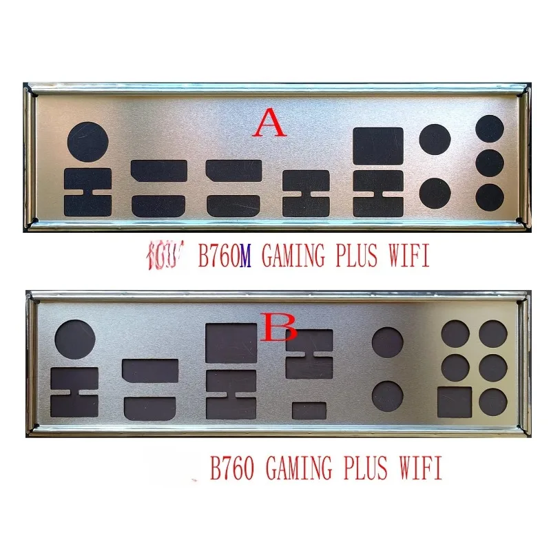 

I/O IO Shield Blank Baffle for MSI B760 B760M GAMING PLUS WIFI Motherboard Bezel Blocking Plate