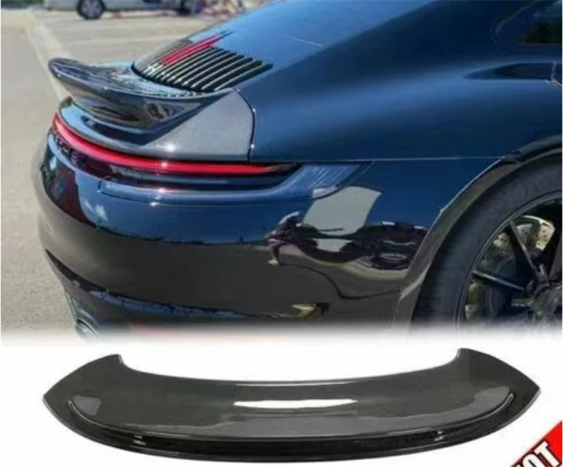 For Porsche 911/992 2019-2022 Upgrade GT3 Style  High Quality Real Dry Carbon Fiber Car Rear Wing Trunk Lip Spoiler