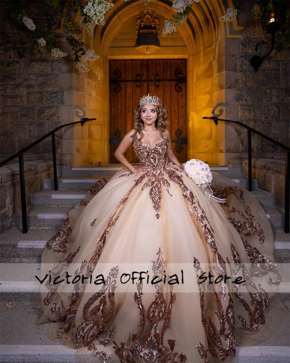 女性のための豪華なスパンコールボールガウン,豪華なスパンコールボールガウン,卒業パーティー,絶妙,カスタマイズ