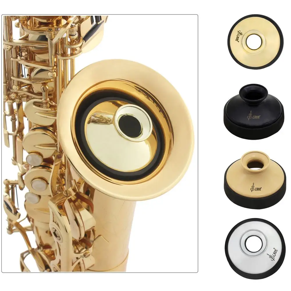 Alto Saxophone Silencer Round Light-Weight ABS Mute Dampener Woodwind Musical Instrument Accessories Sax Parts