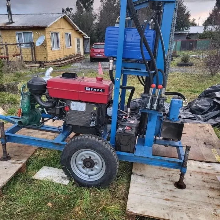 Factory Hot Sale Water Well Drilling Rig 100 Meters Deep Wheeled Water Well Drilling Rigs Underground Water Rig Drilling Machine