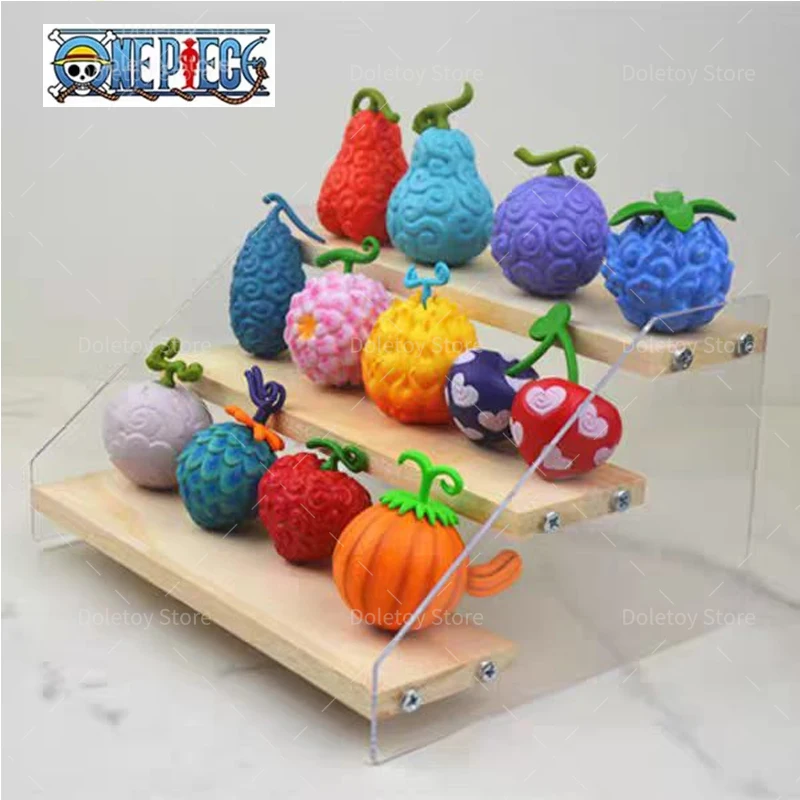 Set de Figuras de One Piece: Luffy, Zoro, Shanks, Ace, Nami, Figuras de Acción de PVC, Mini Figuras de Frutas del Diablo, Juguetes Coleccionables para Niños