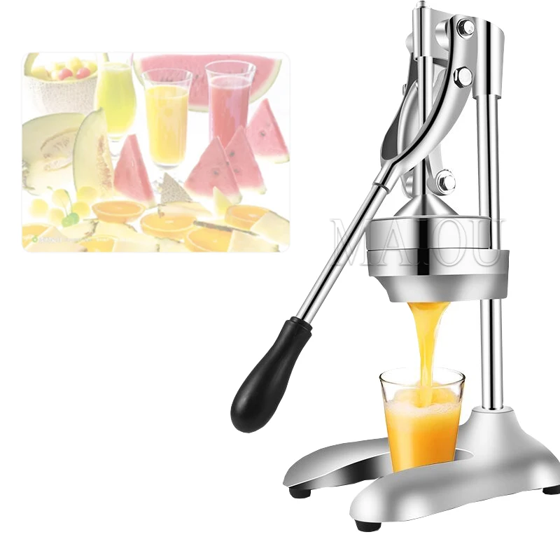 

Manual Press Stainless Steel Fruit Juicer Handheld Vegetable Fruit Orange Juice Maker Blender Juice Making Cup Kitchen Gadgets