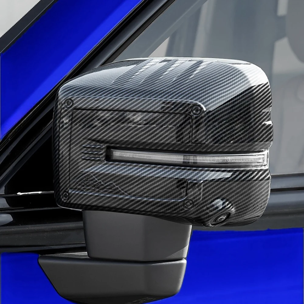 Abaiwai 3d Auto Abs Matte Schwarz Carbon Faser Farbe Spiegel Abdeckung Für Haval H9 2024 2025 2026 Rückspiegel Abdeckung zubehör – Detail 2