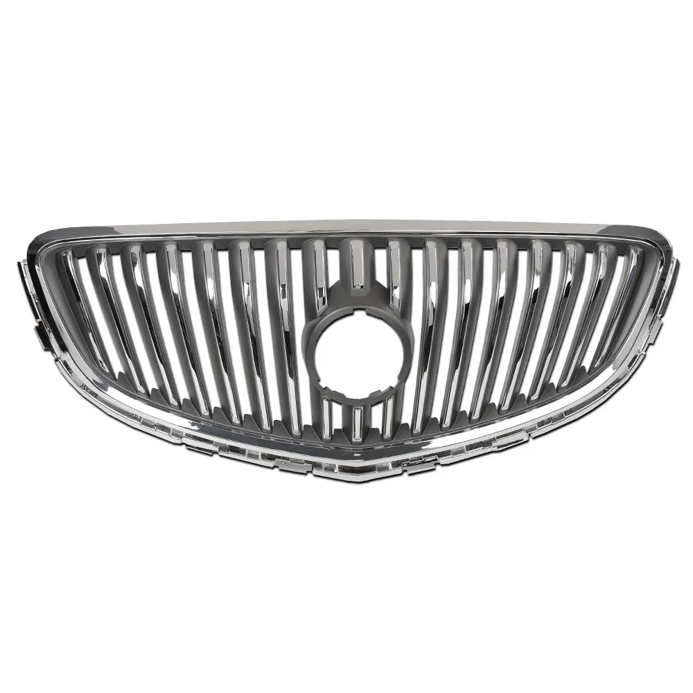 

Front Bumper Upper Grille Chrome Assembly Compatible with 2012-2017 Buick Verano
