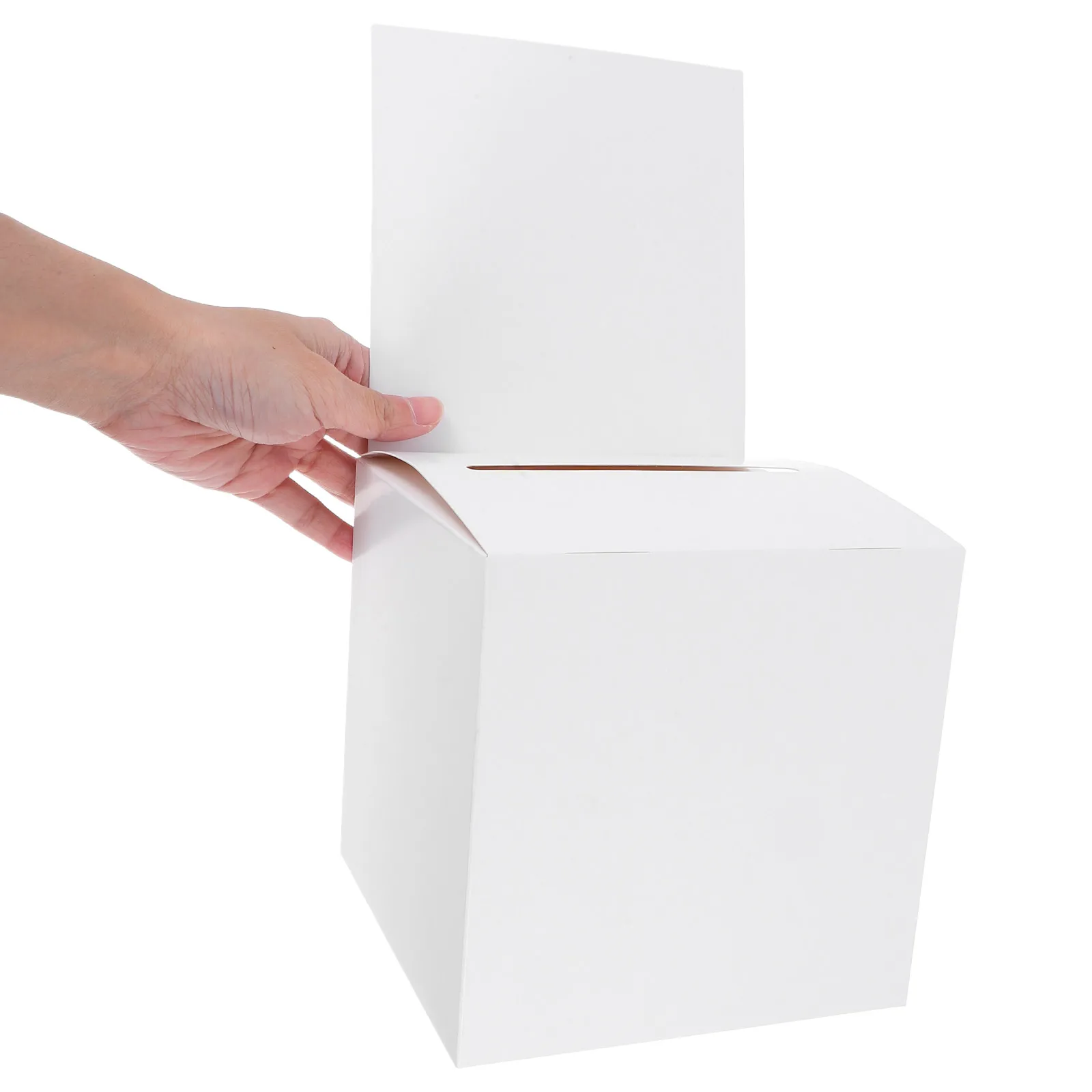 4 قطعة صندوق السحب الورقي صندوق التصويت القوي لتخزين التبرع اجتماع الحفلات المكتبية استخدام حاوية الاقتراع متعددة الوظائف