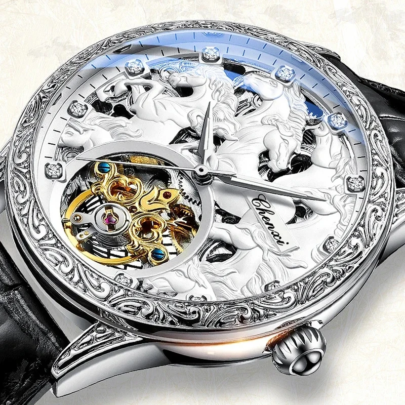 new-men's-leather-high-quality-fully-automatic-hollow-luminous-waterproof-mechanical-watch-men-luxury-tourbillon-wristwatch-male