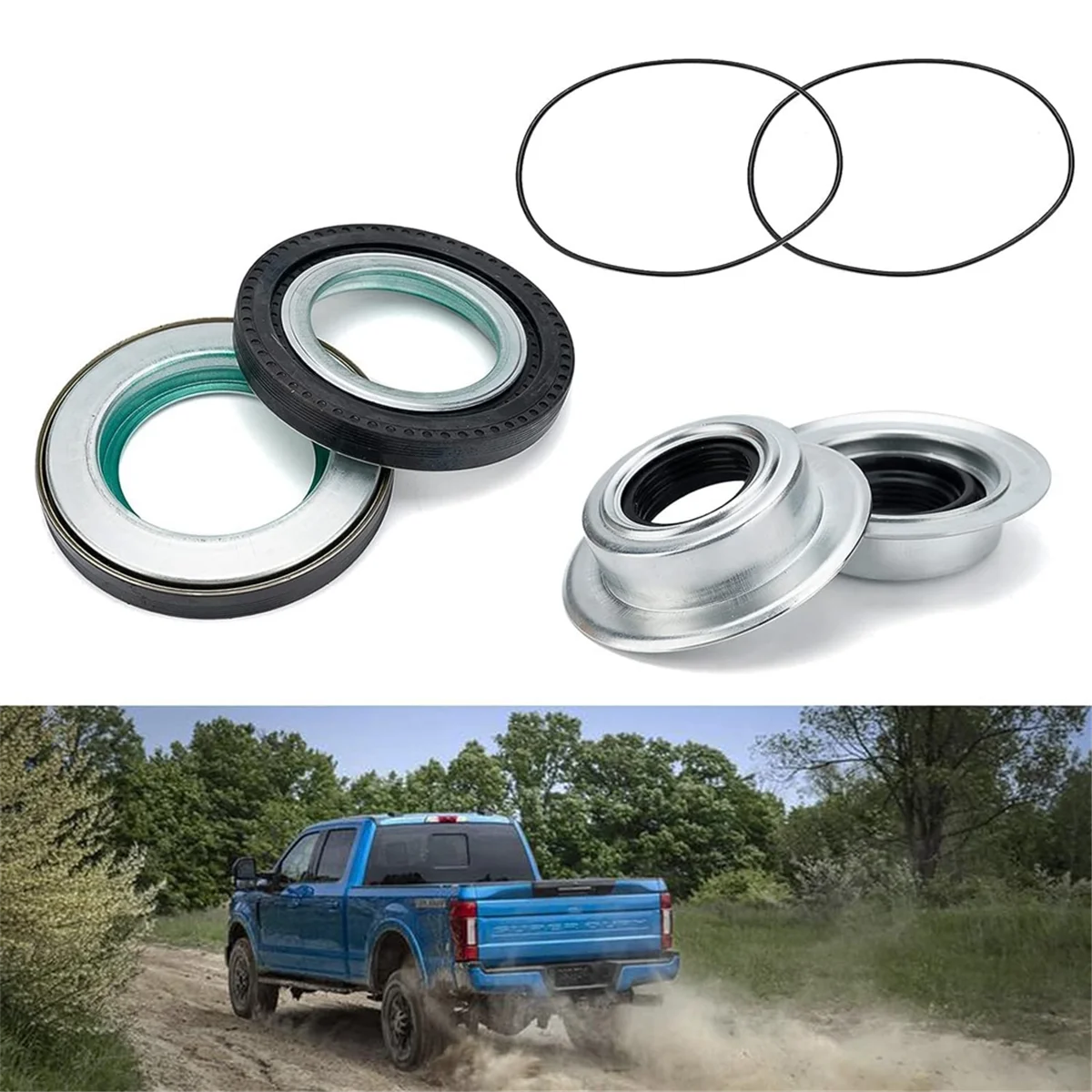 Front Axle Vac  Knuckle Seals & Hub O-Rings & Dust Seals for Ford F250 F350 F450 F550 2005-2014 ,2017426 2014835 54983