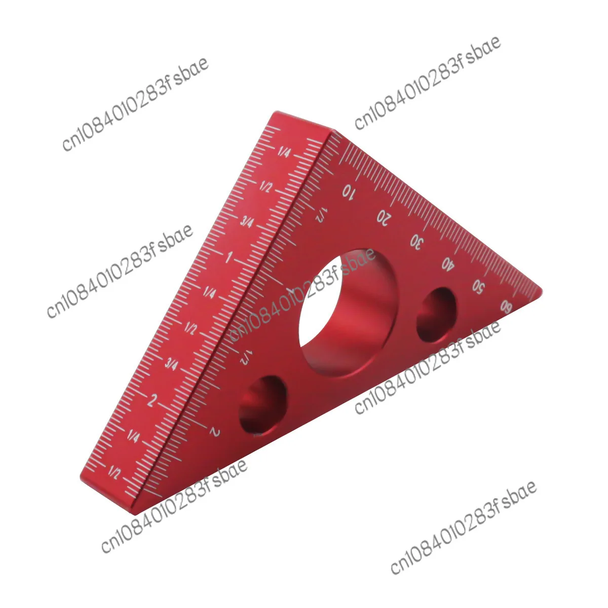 Small Aluminum Right Angle Ruler Carpenter's Triangular Height Ruler Metric Inch 90° Angle Ruler DIY Tools