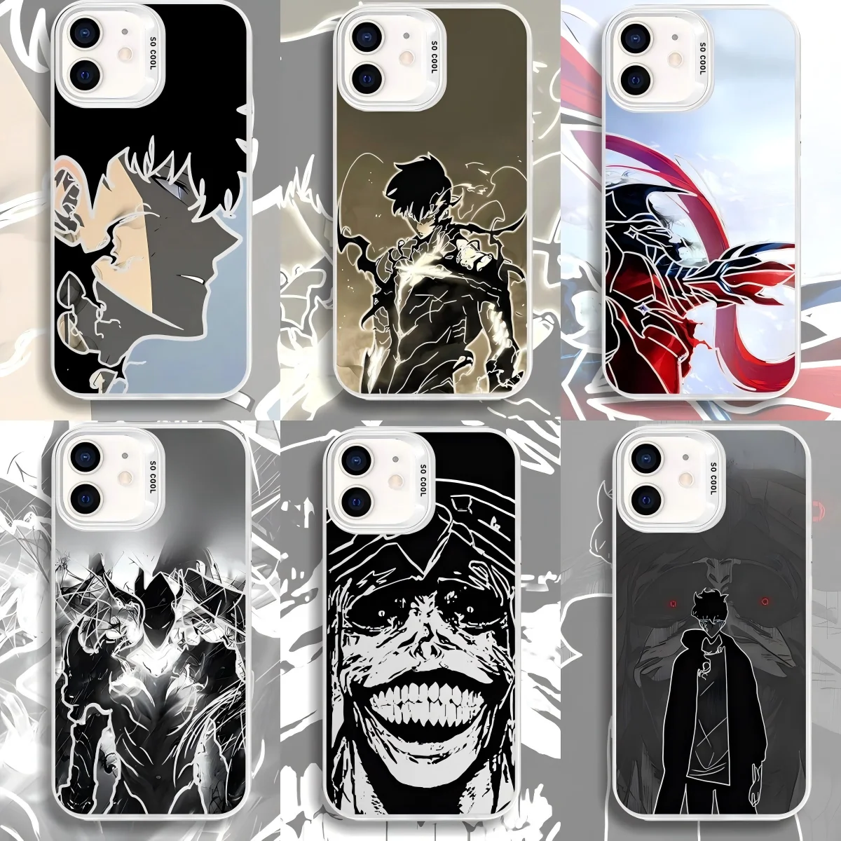 Anime S-SoloS Levelings Phone Case for Samsung Galaxy S26 S25 S24 S23 S22 S21 Note20 FE Ultra Edge Plus 4G 5G Anti Fall Matte