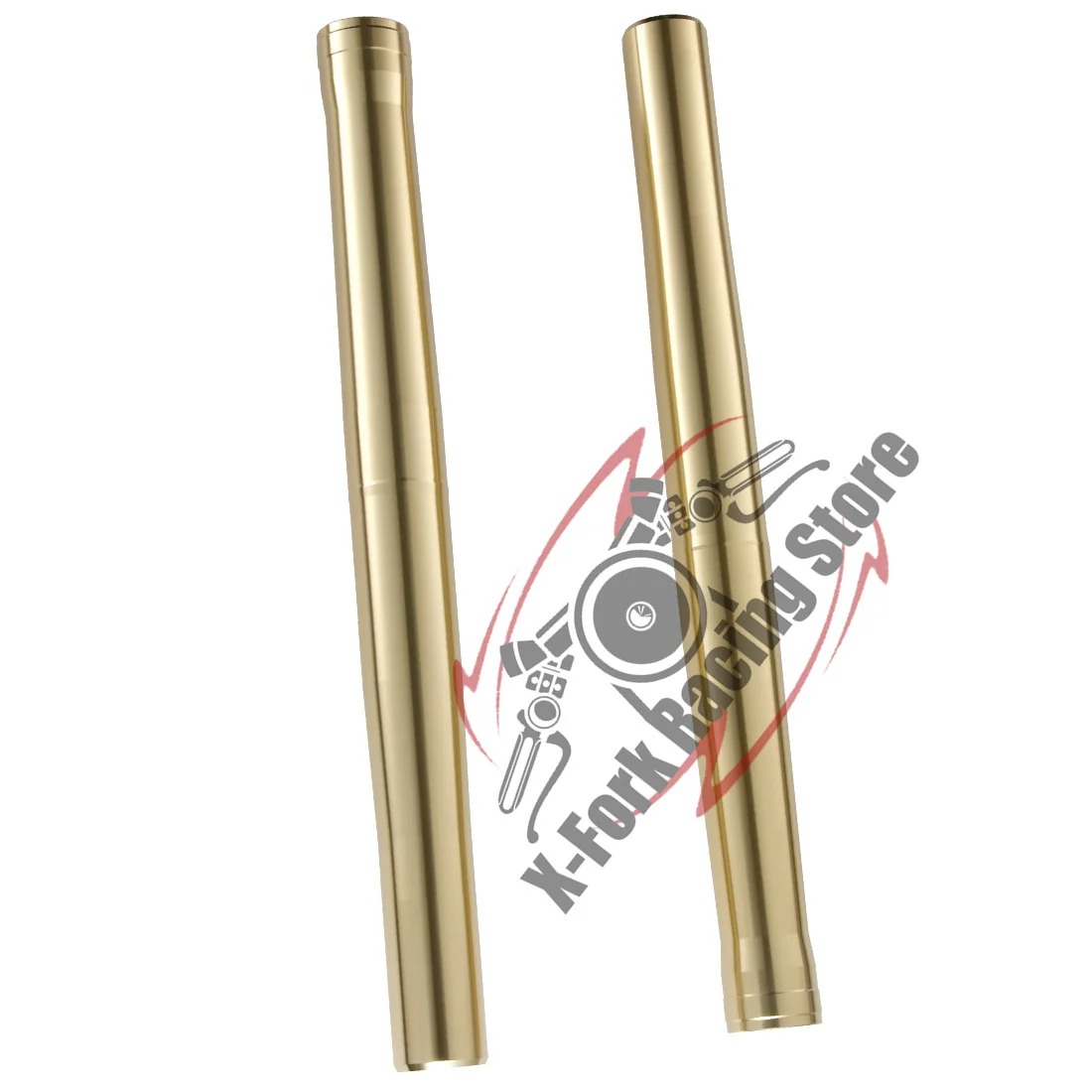 Gold/Black Front Outer Fork Tubes Bars For BMW R1200GS K50 2013-2017 R1250GS K50 2018-2025 R1250GS Adventure K51 2018-2025 565mm