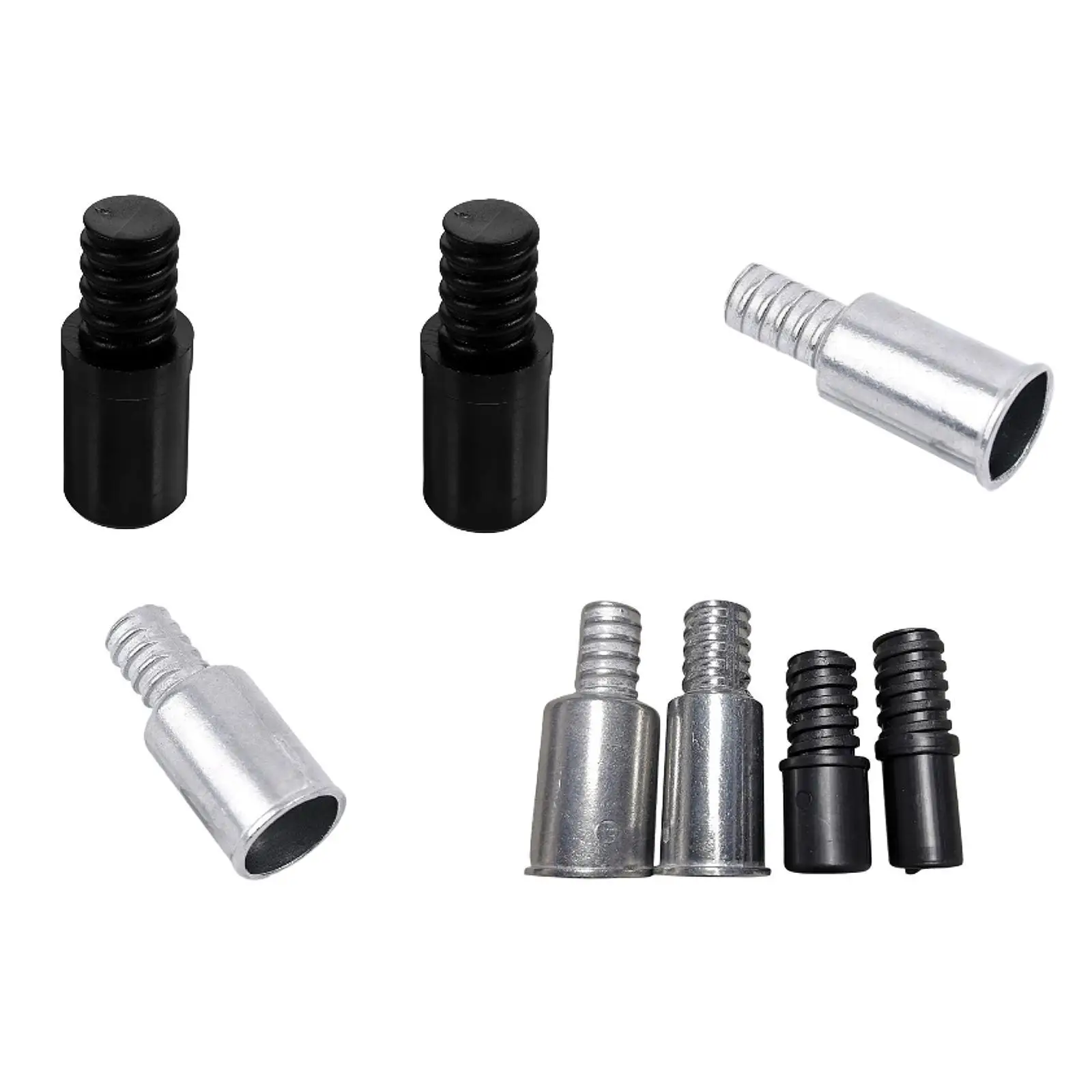 Push Broom Handle Threaded Tip for Various Poles and Cleaning Tools for Household and Commercial Duster Attachment Pole Adapter