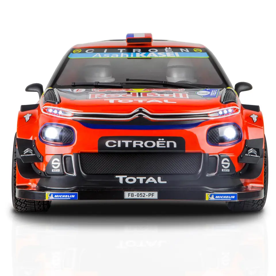 1:7 WRC C3ラリー シトロエン、レッドブルボディ、ラジコンカー、独立