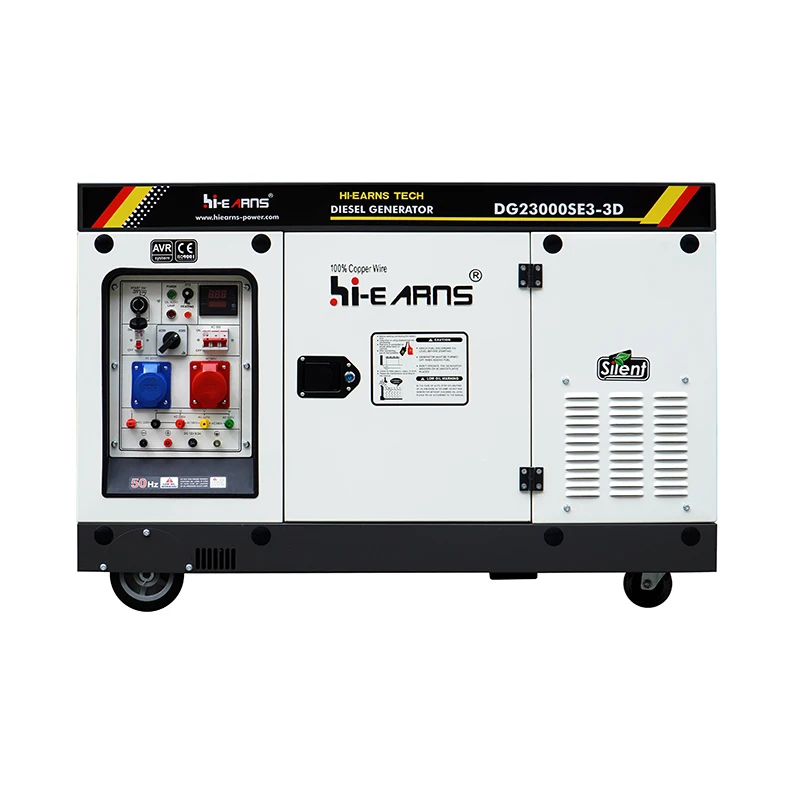 DG23000SE3-3D 16kW 220/380V Three-Phase Silent Type Right-Angle Equal Power 50Hz with ATS Option