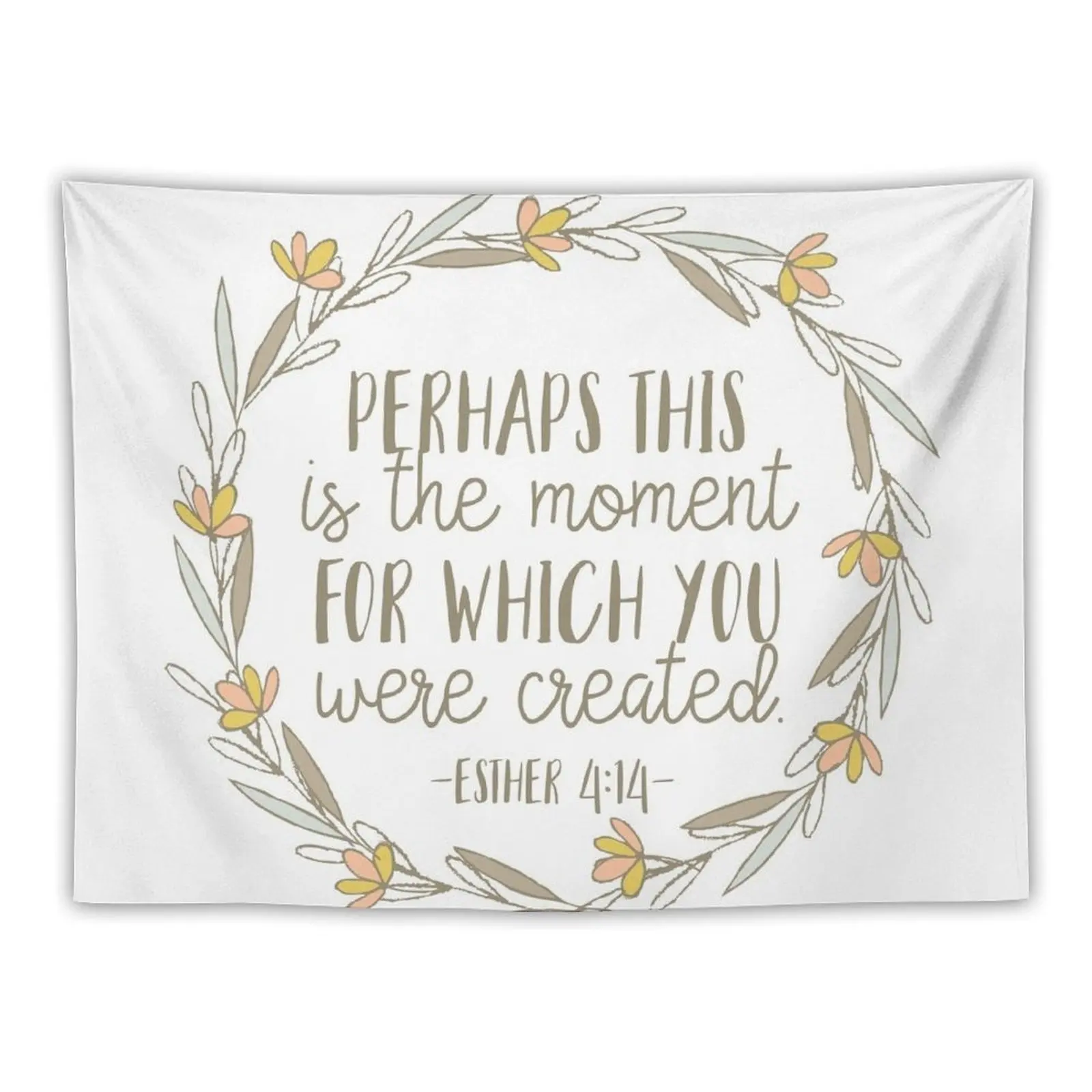 Bible Verse - Esther 4:14 Tapestry Wall Tapestries Bedroom Organization And Decoration Tapestry