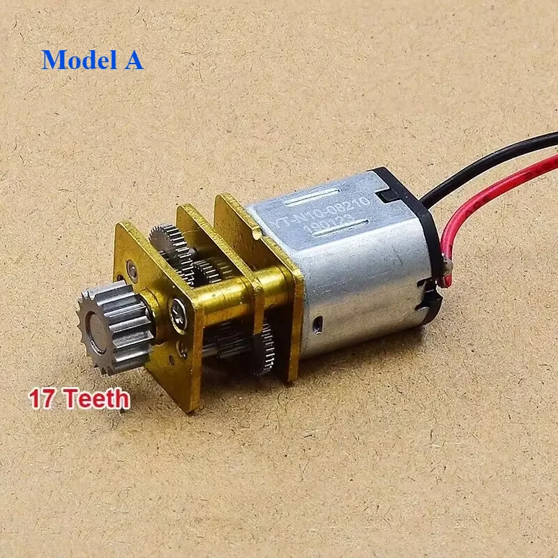 1 قطعة N10 علبة التروس المعدنية موتور تروس تيار مستمر 1.5 فولت 3 فولت 5 فولت 6 فولت سرعة بطيئة مع تروس من الفولاذ المقاوم للصدأ/عمود D لروبوت القلم الطباعة ثلاثية الأبعاد