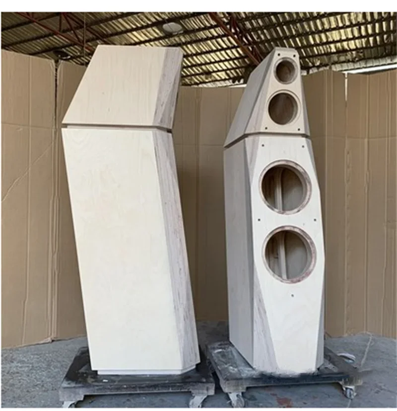 Hot Selling MZ-001 Customized 8 Inch  10 Inch 12 Inch Double Woofer Three-way Four-way Speaker Empty Box