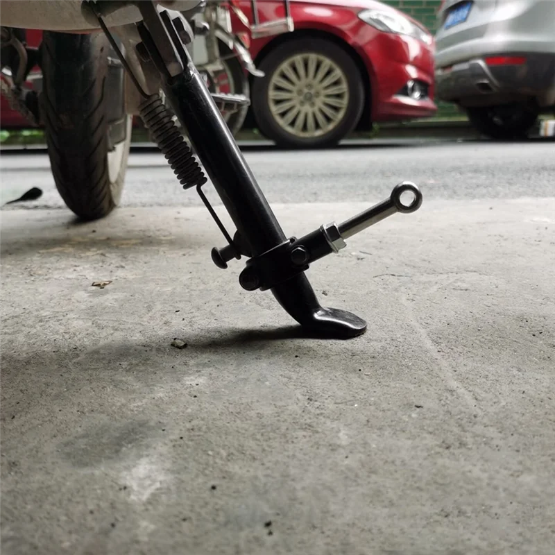 

Precision Universal Motorcycle Side Stand Extension Auxiliary Tool Bracket 20-23Mm Single Leg Stand Foot Support Durable (Black)