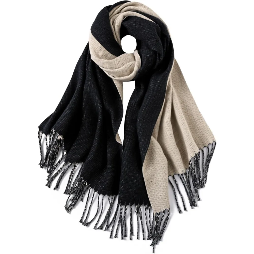 

Женский шарф, большие шали и накидки из пашмины, легкое одеяло, шарф для вечернего платья, теплый повседневный офис для путешествий