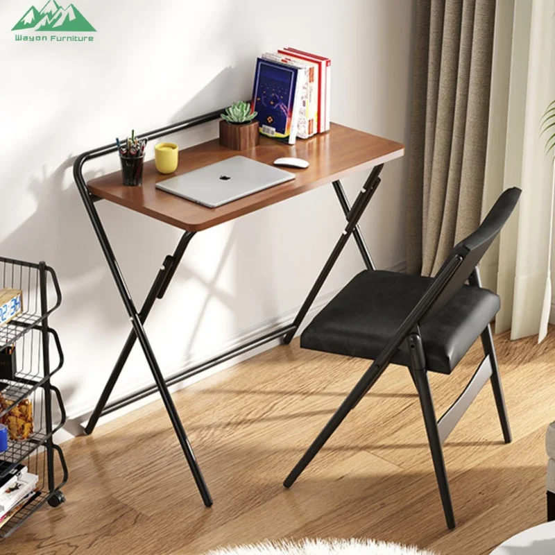 Desks, Staff Desks,Wayon Portable Foldable Writing Desk Compact Laptop Table For Small Spaces Minimalist Home Workstation