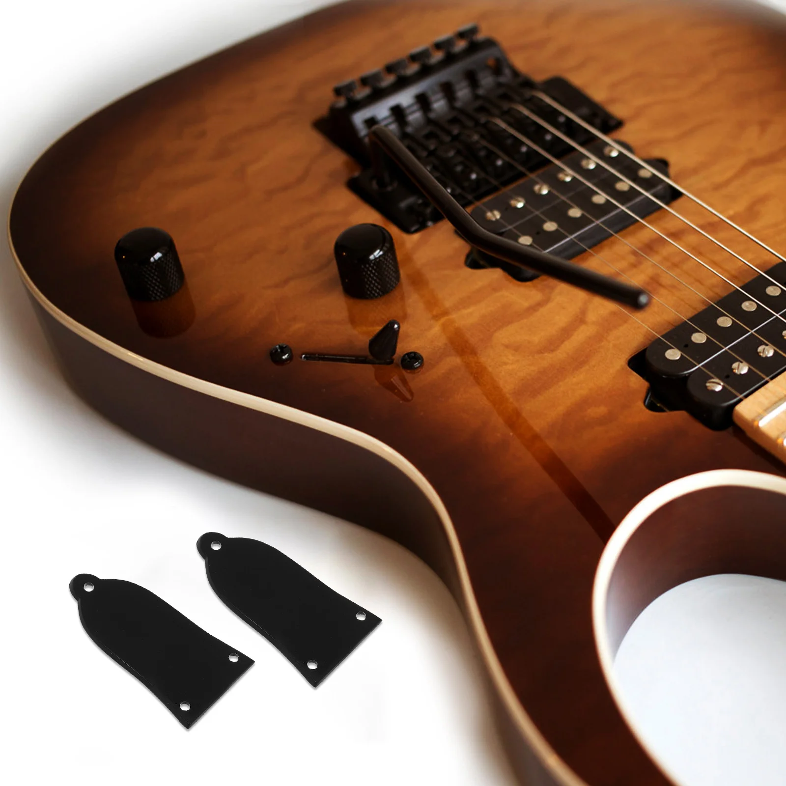 

4 Pcs Acoustic Guitar Truss Rod Cover Electric Bass Electrical Covers Part Accessories Parts