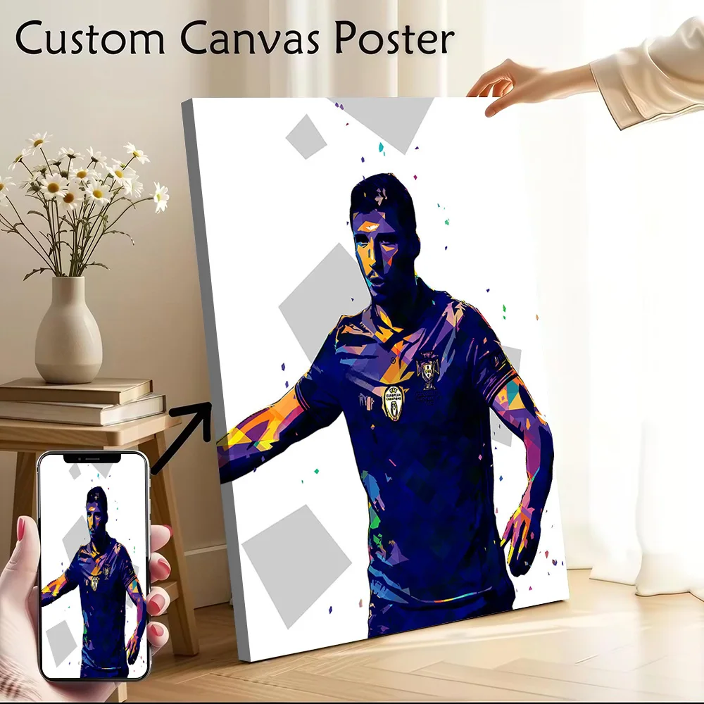 Ruben Dias Printed Canvas Poster Custom Pictures Wall Art Canvas Painting for Modern Home Decoration Living Room Wand Deko Arts