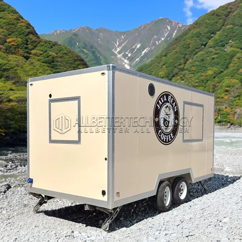 Allbetter Factory Direct Food Truck Heavy Duty Commercial Grade Burger BBQ Wings Hot Dog for Outdoor Catering Operators