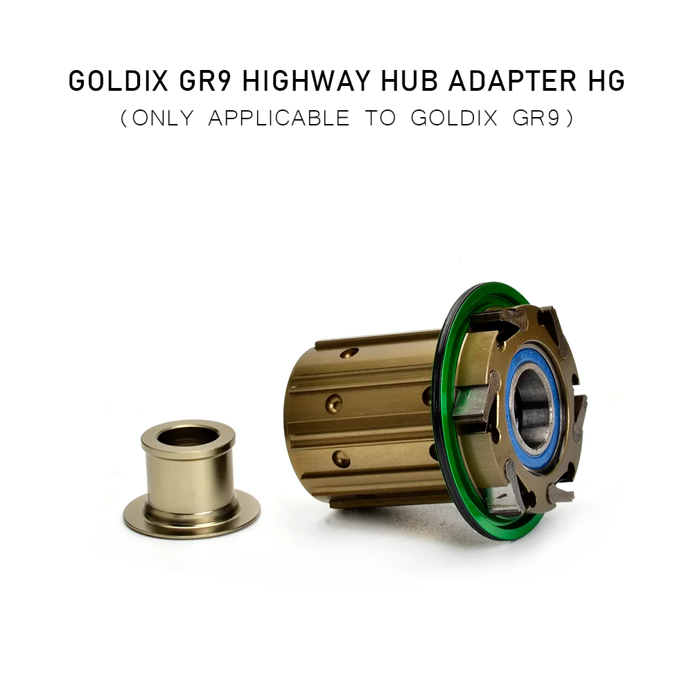 GOLDIX bicycle hub suitable for SHIMANO transmission system with 24 holes for direct connection HG/XDR highway bicycle hub