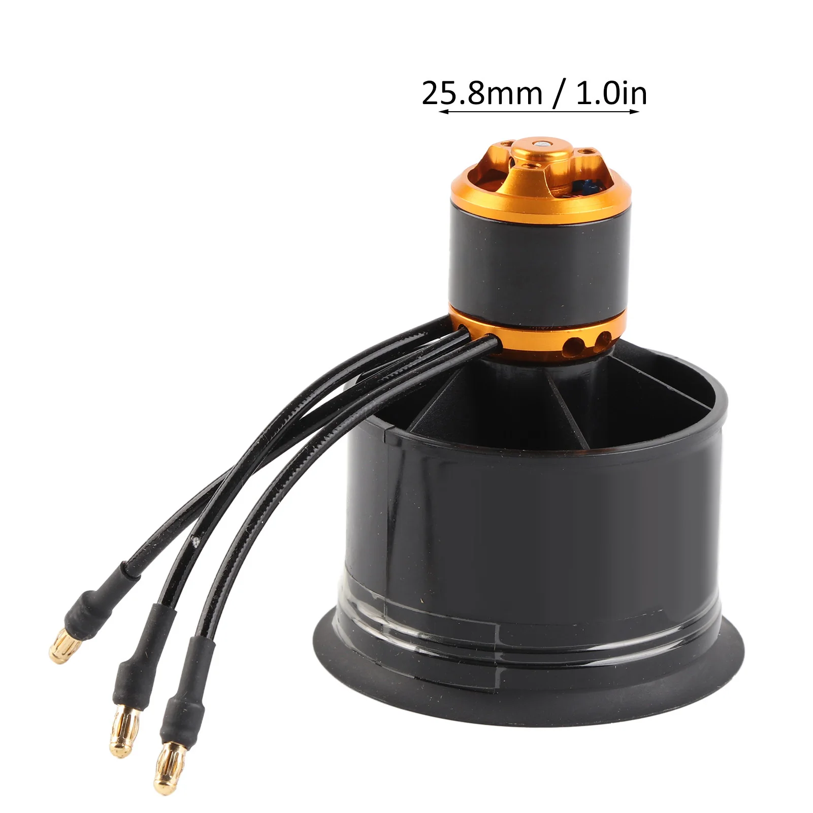 QX Motor 50mm EDF 12 pales ventilateur canalisé avec moteur sans balais QF-2611 5000KV 34S pour avion RC