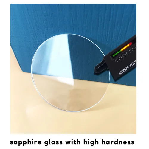 Imagen 2 del producto Alta gama 1,7mm 1,8 2,0 2,2 2,5 2,7 3,0mm de espesor cristal de reloj de zafiro de doble cúpula 20-41mm piezas de repuesto de cristal de reloj