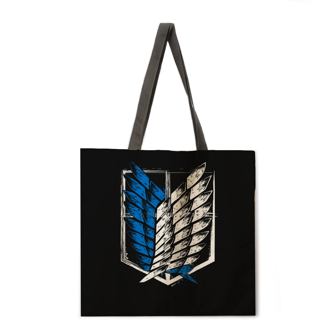 

Cartoon Anime Linen Bag Handbag Lightweight Shoulder Bag Large Capacity Eco-friendly Shopping Bag Tote Bag