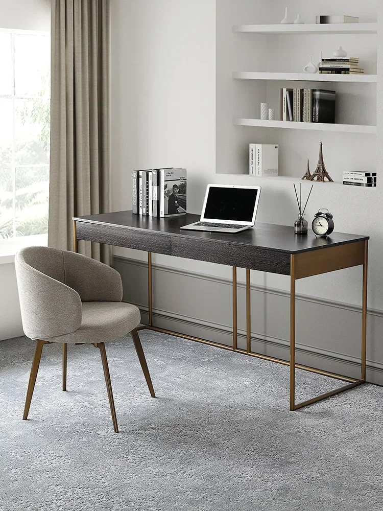 Italian Writing Desk Advanced Design Home Study Calligraphy Table Simple Modern Light Luxury Desk