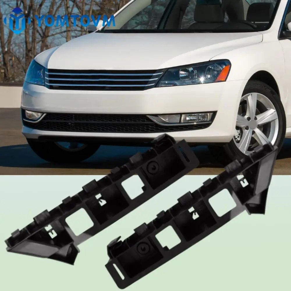 1 Pair Front Bumper Retainer Support Bracket Left & Right Side For Volkswagen VW Passat 2012 2013 2014 2015