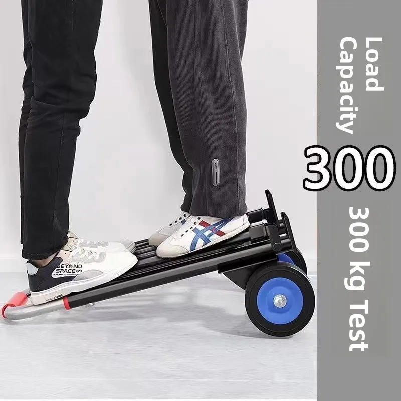 

Portable Hand-Pulled op Cart Lightweight Cargo Trailer for Home Use Outdoor Vending Vegetable Bung