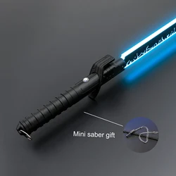 CrucQ Darksaber SE Sabre laser Shoous Toy, RVB, NEOPIXEL, Swing lisse, Skip Skywalke, Jedi Sword, Metal Force, Glow Proffie SNV4, Cadeau