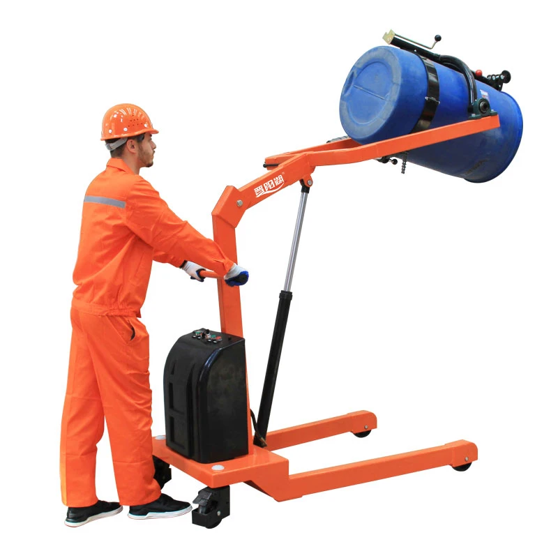 

Electric Drum Barrel Handling Equipment Electric Hydraulic Drum for Steel and Plastic Oil Drum