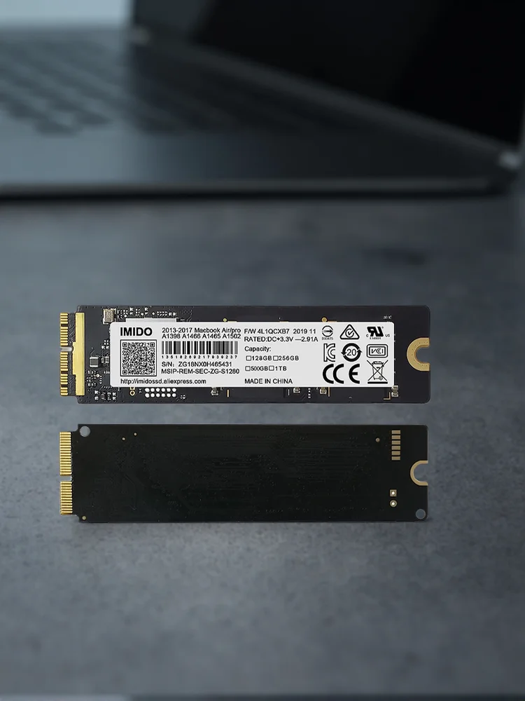 MacBook Air A1466 SSD 2017 256GB 128GB 1TB, również do A1466/Pro A1502 A1398, wewnętrzny dysk SSD 512GB, w zestawie z napędem USB i zestawami do instalacji. — zdjęcie produktu 7