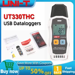 UNI-T UT330T UT330TH Humidity Temperature Data Logger Digital Thermometer Hygrometer USB Recorder High Precision For Food