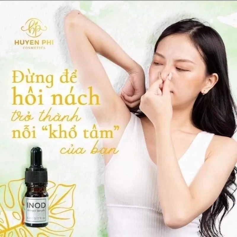 Inod Huyen Phi Armpit Serum- Eliminate Underarm Odor Tri Hoi Nach, Serum Dac Tri Hoi Nach Hoi Chan Inod Huyen Phi 5ml