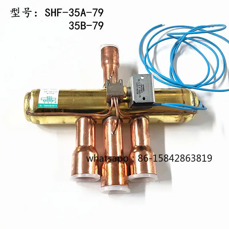 Air conditioning four-way valve 35A-79 three flowers 10P/12P/15P/20 horse air energy heat pump four-way reversing valve