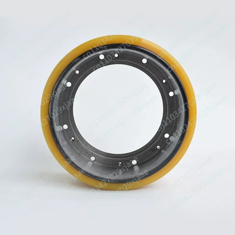 forklift parts 210*75/83mm PU wheel with 8 holes