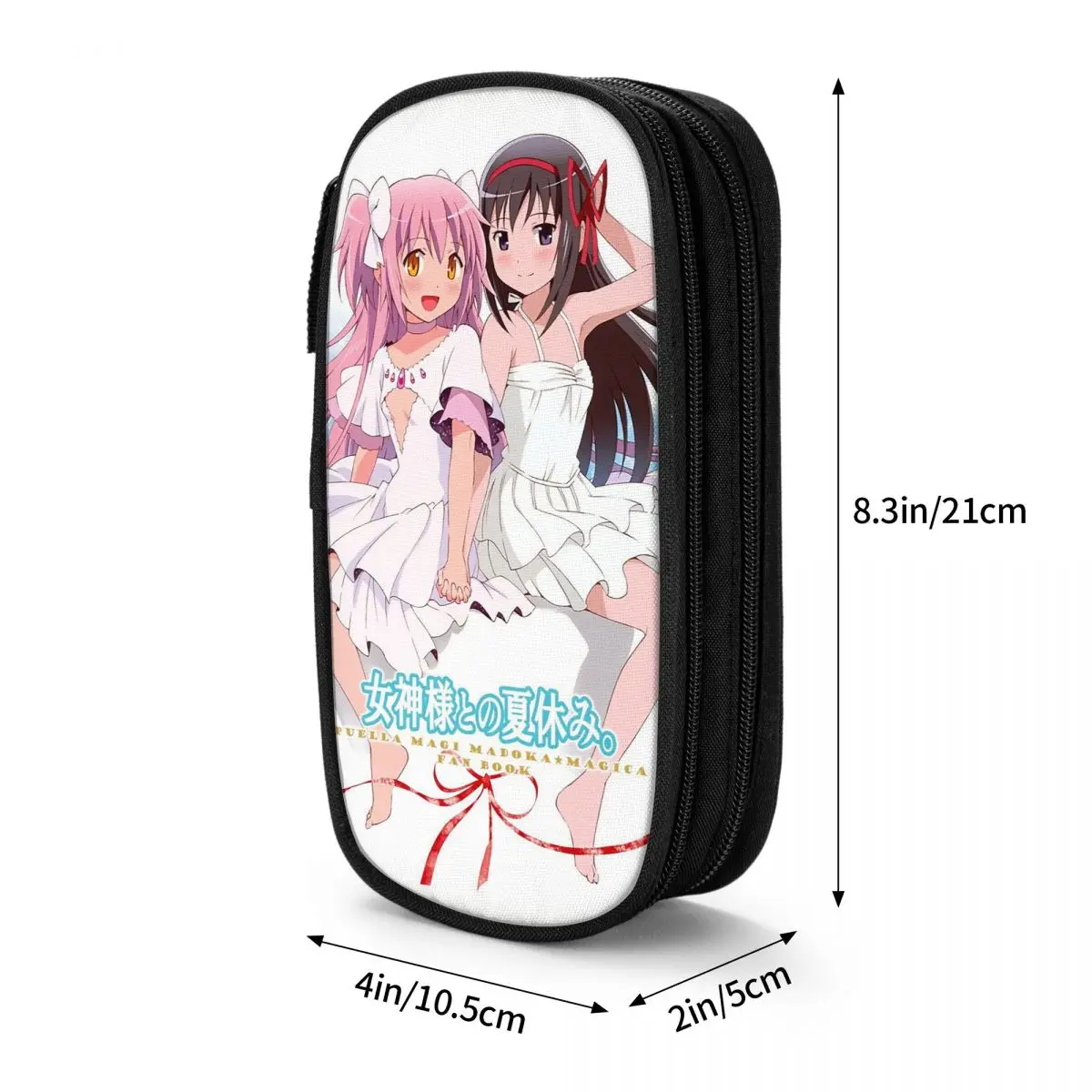 Homura Akemi Madoka Kaname Pencil Cases Puella Magi Madoka Magica Pen Holder Bags Student School Supplies Pencilcases