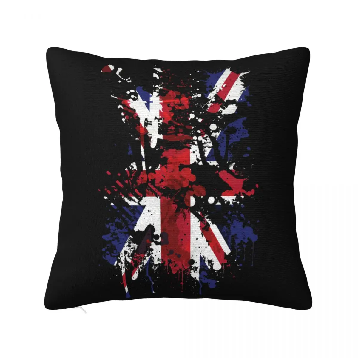 Uk Flag Uk Men's Flag Abstract Print Flag Uk Uk Top Normal Farmhouse Adult Harajuku Slim Fit Pillow Case