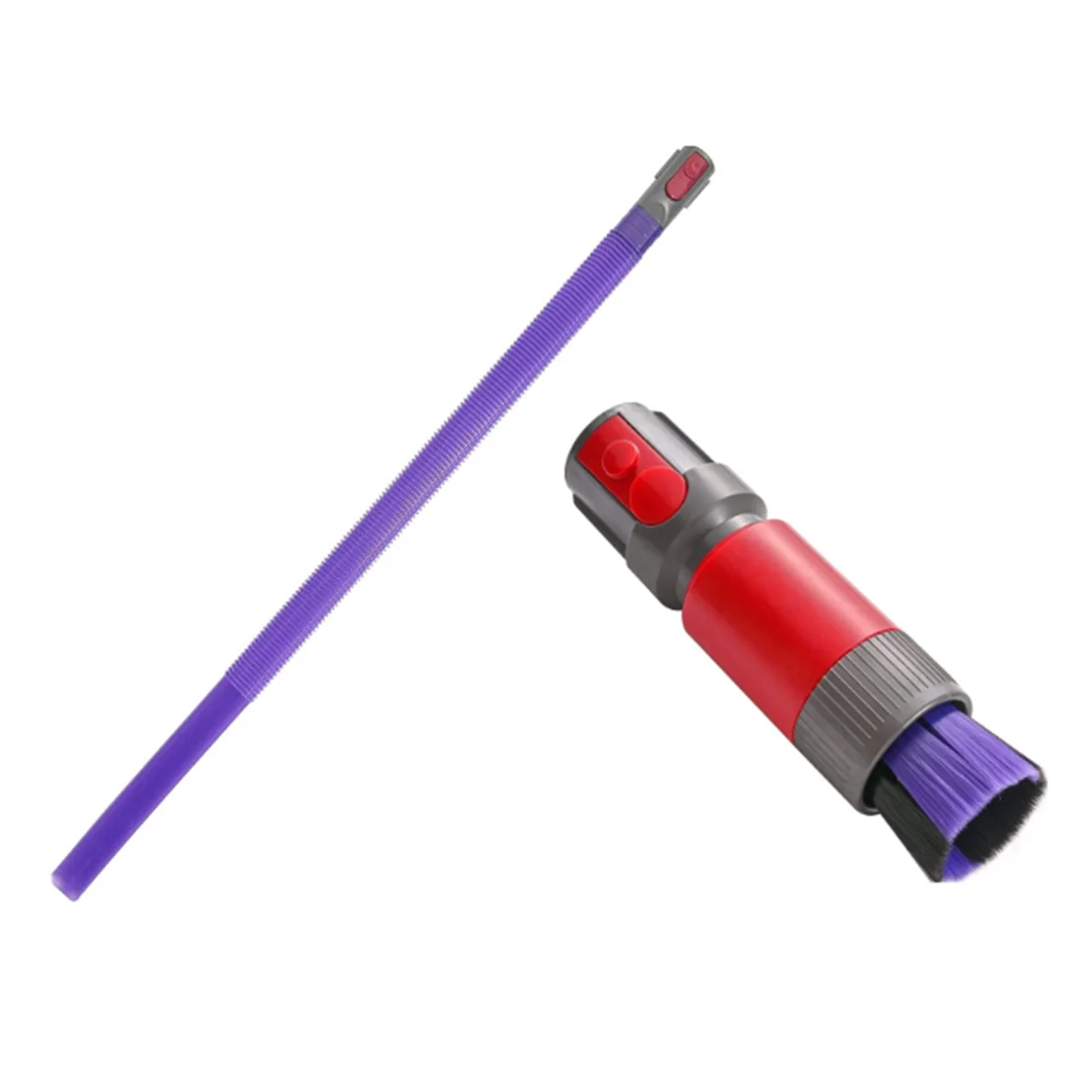 

Для Dyson V7 V8 V10 V11 V15 Вакуумная насадка Бесследная щетка для пыли Гибкий щелевой инструмент для детализации щелей и автомобилей — A19G