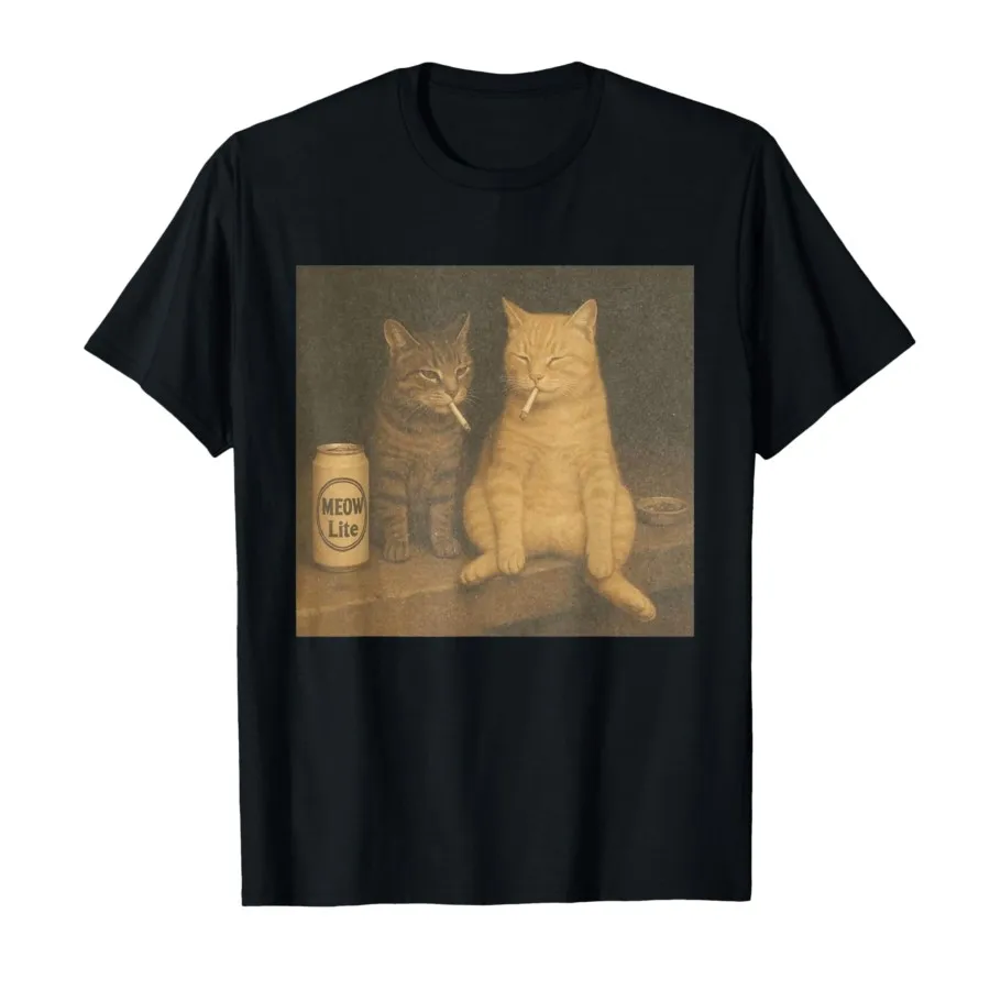 

Сигаретное котенка, забавные курящие кошки, мем, кошки, глупый мозг, футболка для мужчин и женщин, футболки из 100% хлопка, топы с короткими рукавами 0728-1