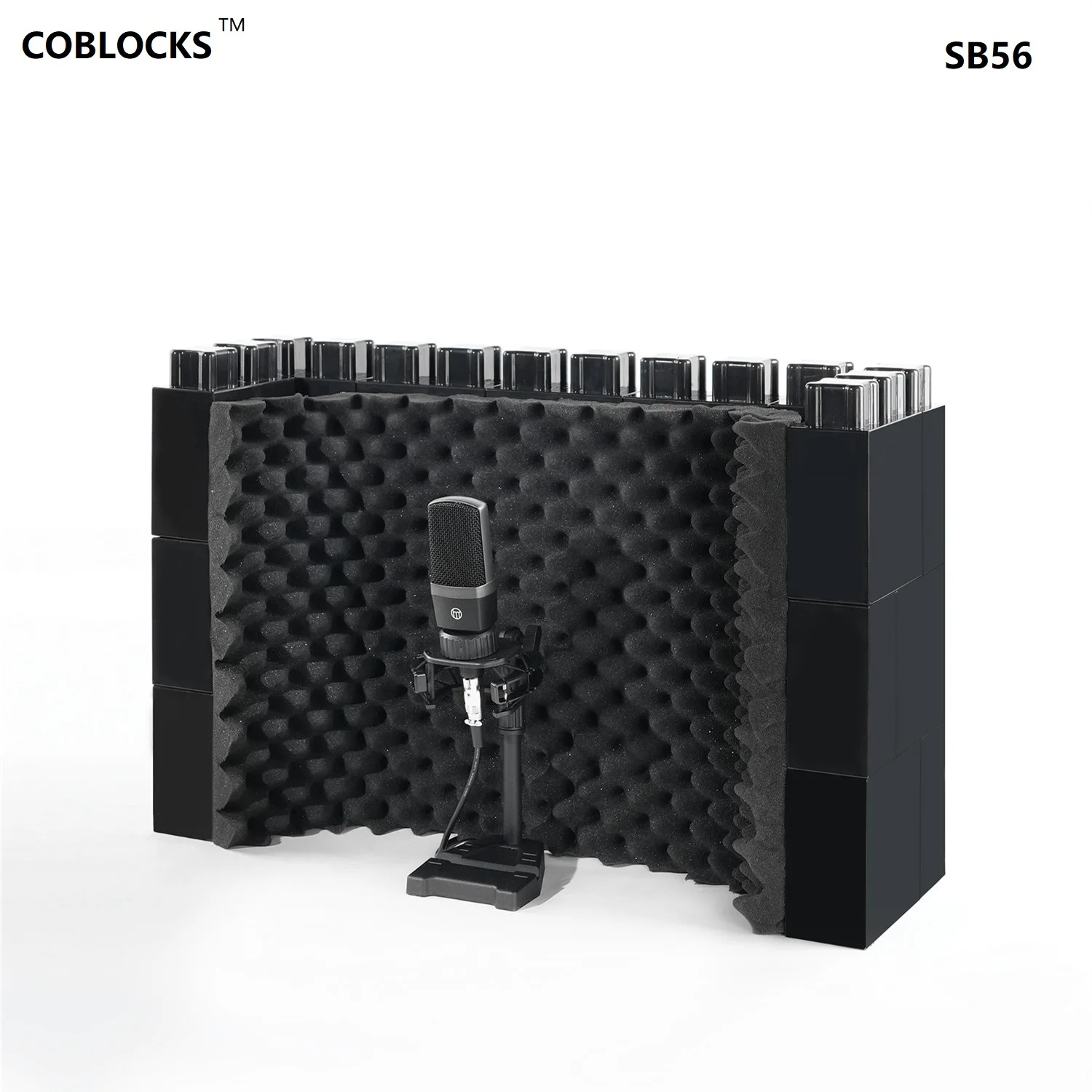 

Acoustic Reflection Filters, Studio Recording, Mic Isolation, Shield Desk, Soundproof, Booth, Tiktok Recording Divider