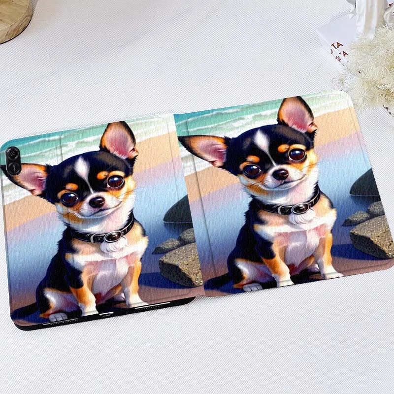 

Cartoon Two Dogs Rain Cover For Huawei MatePad M5 T5 SE 11 Pro Honor Tab 5 V7 V8 X9 GT 10.1 10.8 Inch Tablet Case