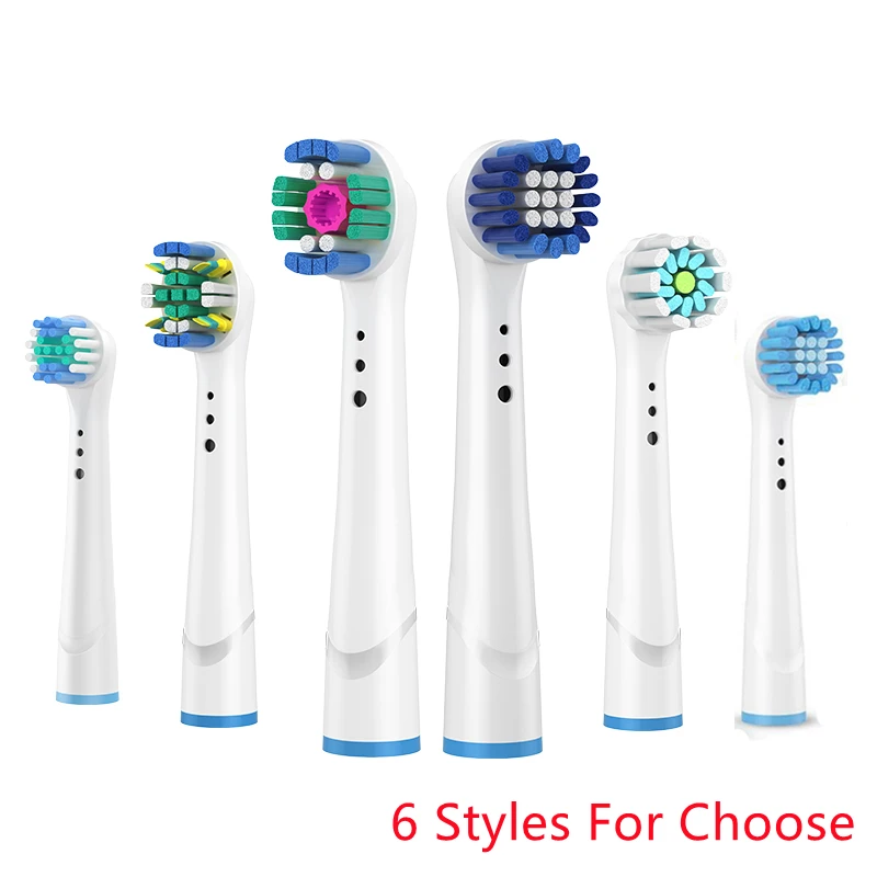 

4pcs Electric Toothbrush Head Replaceable Brush Heads For Braun Oral B Electric Advance Pro Health Triumph 3D Excel Vitality